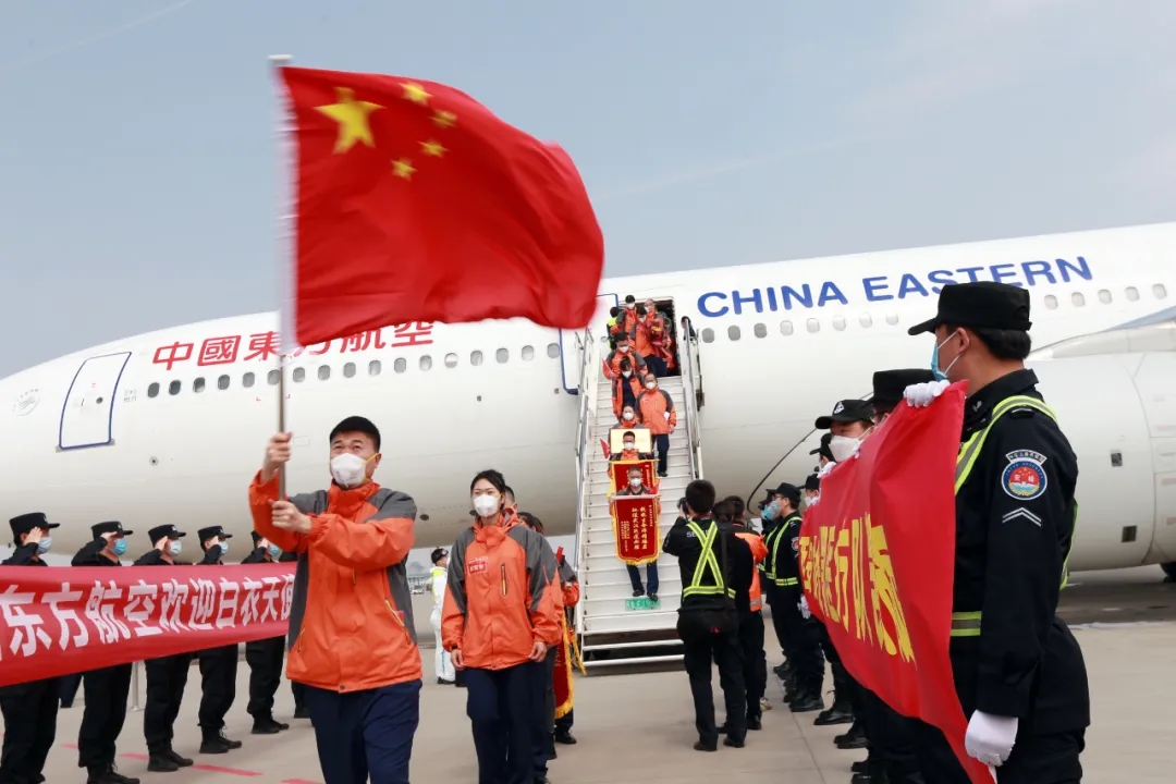 凱旋！西安國際醫(yī)學中心醫(yī)院支援湖北醫(yī)療隊回家