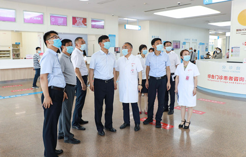 陜西省退役軍人事務(wù)廳黨組副書(shū)記、廳長(zhǎng)高濤一行蒞臨我院調(diào)研